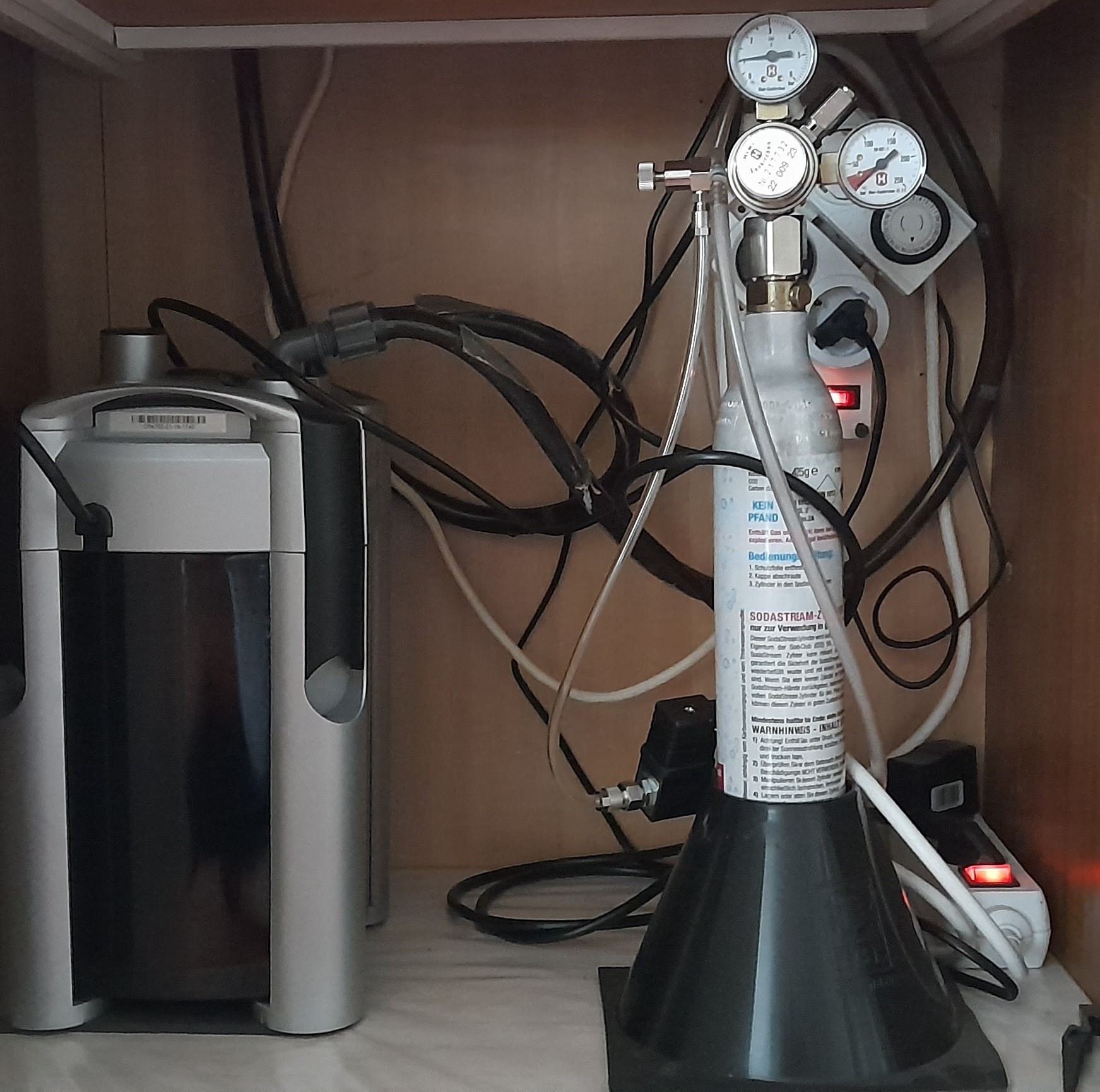Filter mit CO2 Anlage